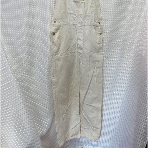Vintage 90s Dickies Overalls Work  Men's Size 30x32 Cream - Picture 4 of 9